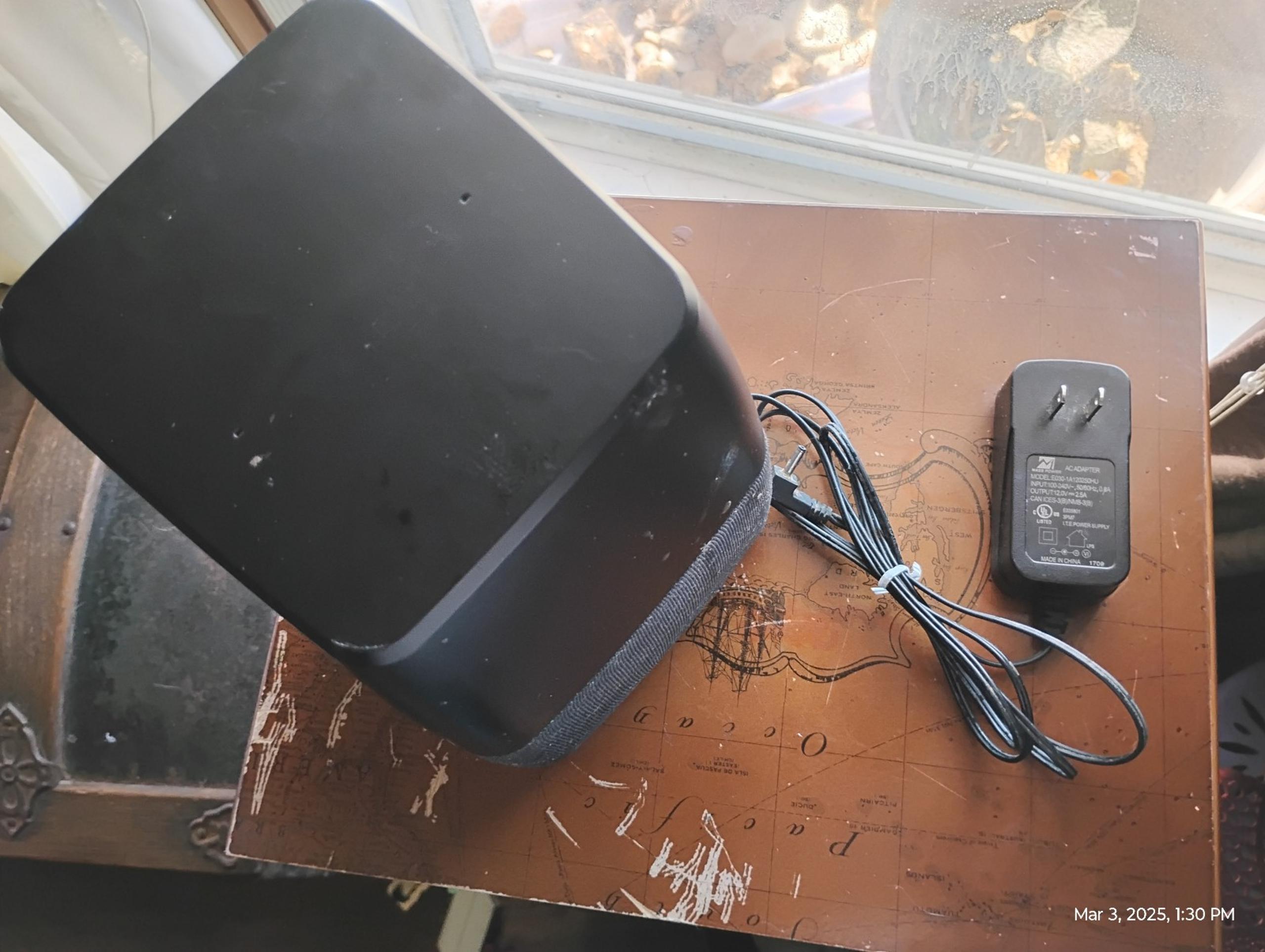 Insignia Black Google assistant Bluetooth speaker