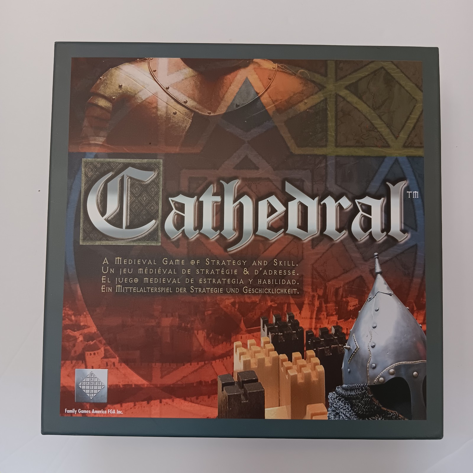 Cathedral Wooden Medieval Strategy Board Game Family Games America