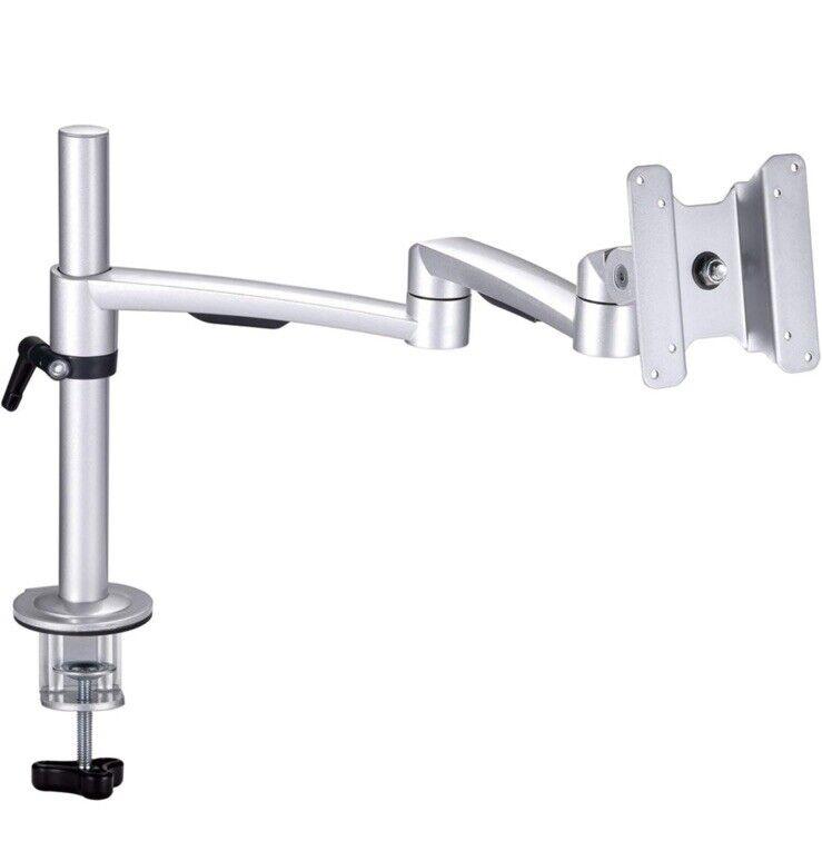 Premium Aluminum Single Monitor Stand, Full Motion Single Monitor Arm