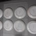 Set Of 8 Rare Antique MCM Cockcroft Hand Painted Cherry Pottery Salad Plates OBO