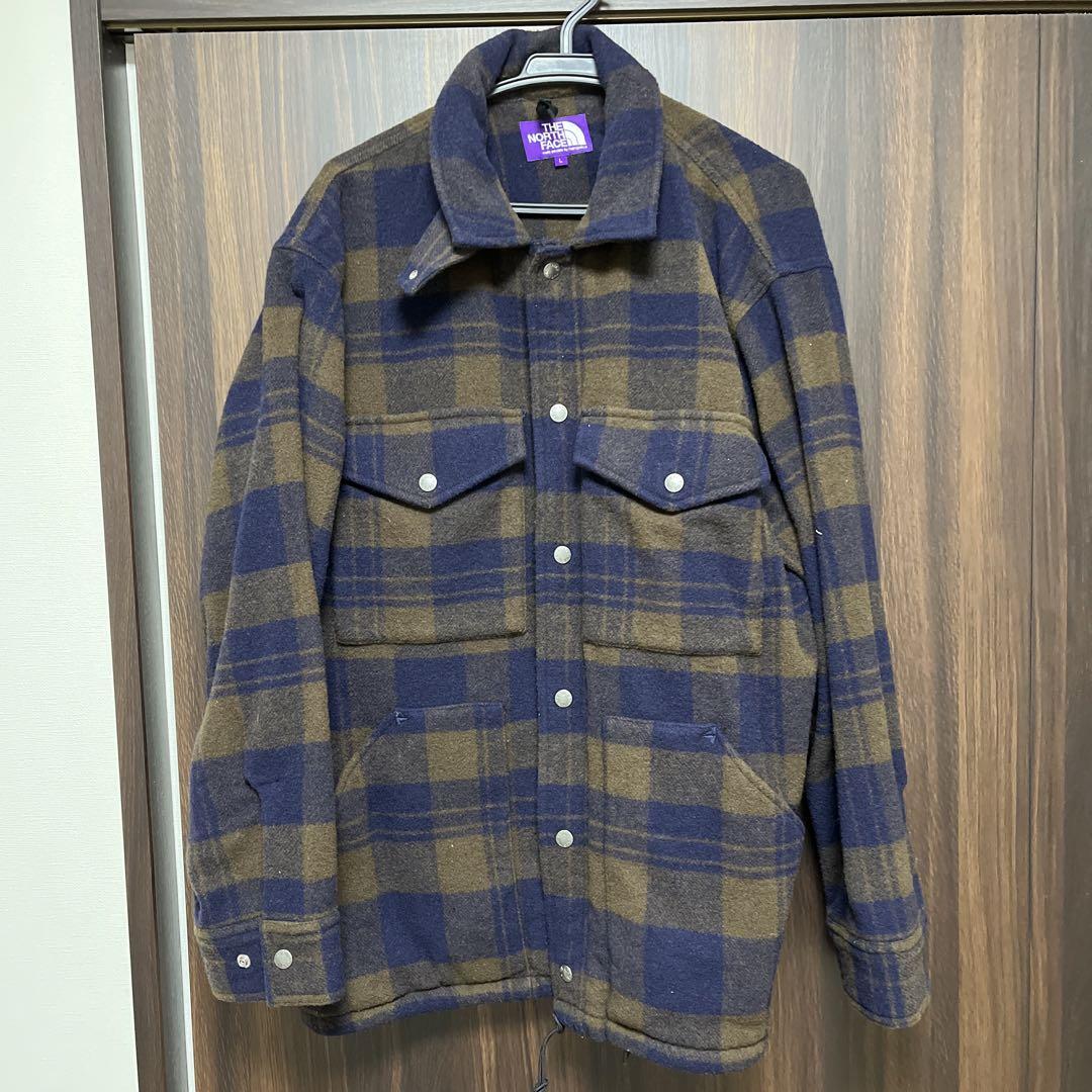 THE NORTH FACE Checked Pattern Fleece Jacket L