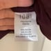Tobi Burgundy Cropped Lace Up Halter Top Large