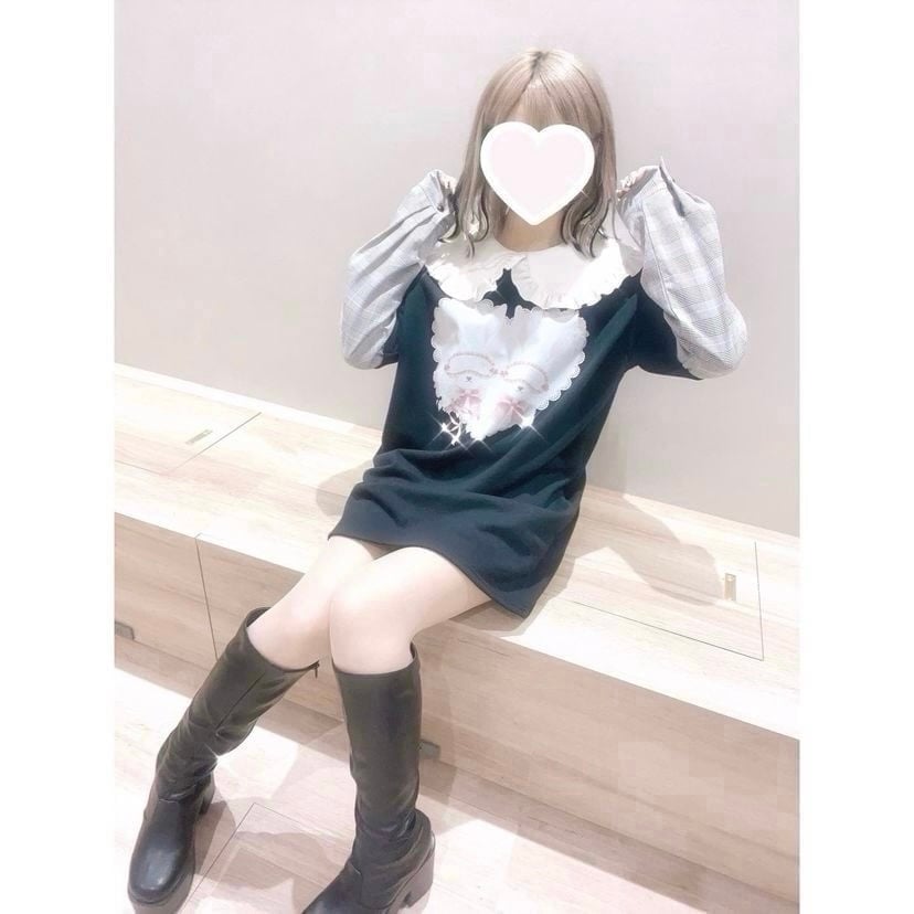 DearMyLove round-neck frilled dress