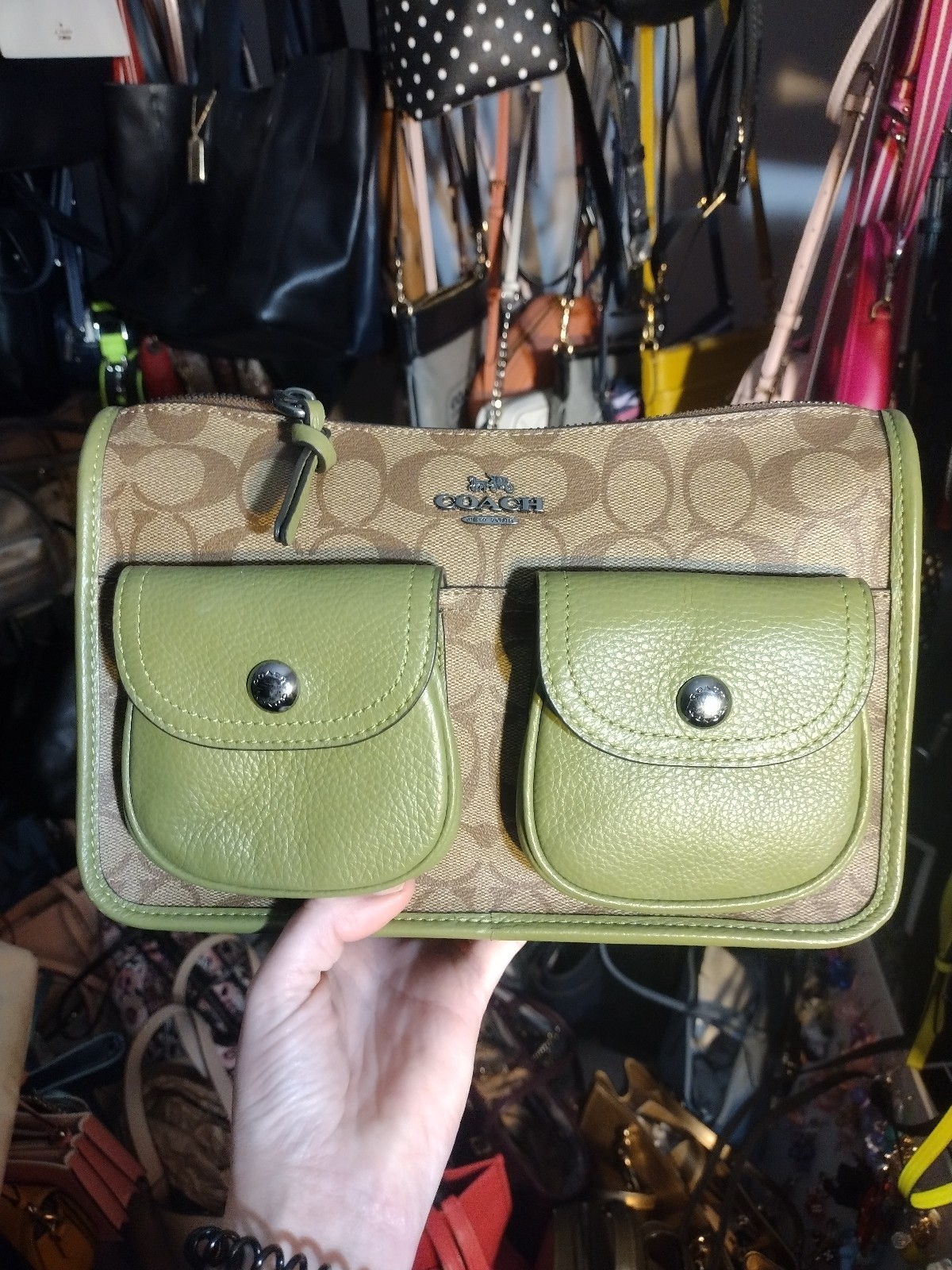 Coach Pennie crossbody with change pouch