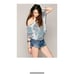 Free People Mayan Starburst Short Sleeve Pullover