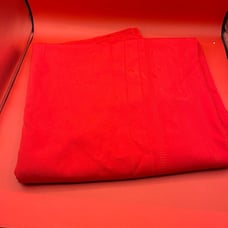 Red rectangular table cloth - huge and festive