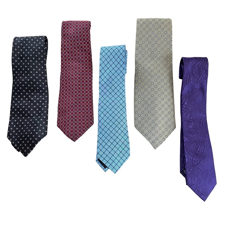 Lot of 5 Neck Ties