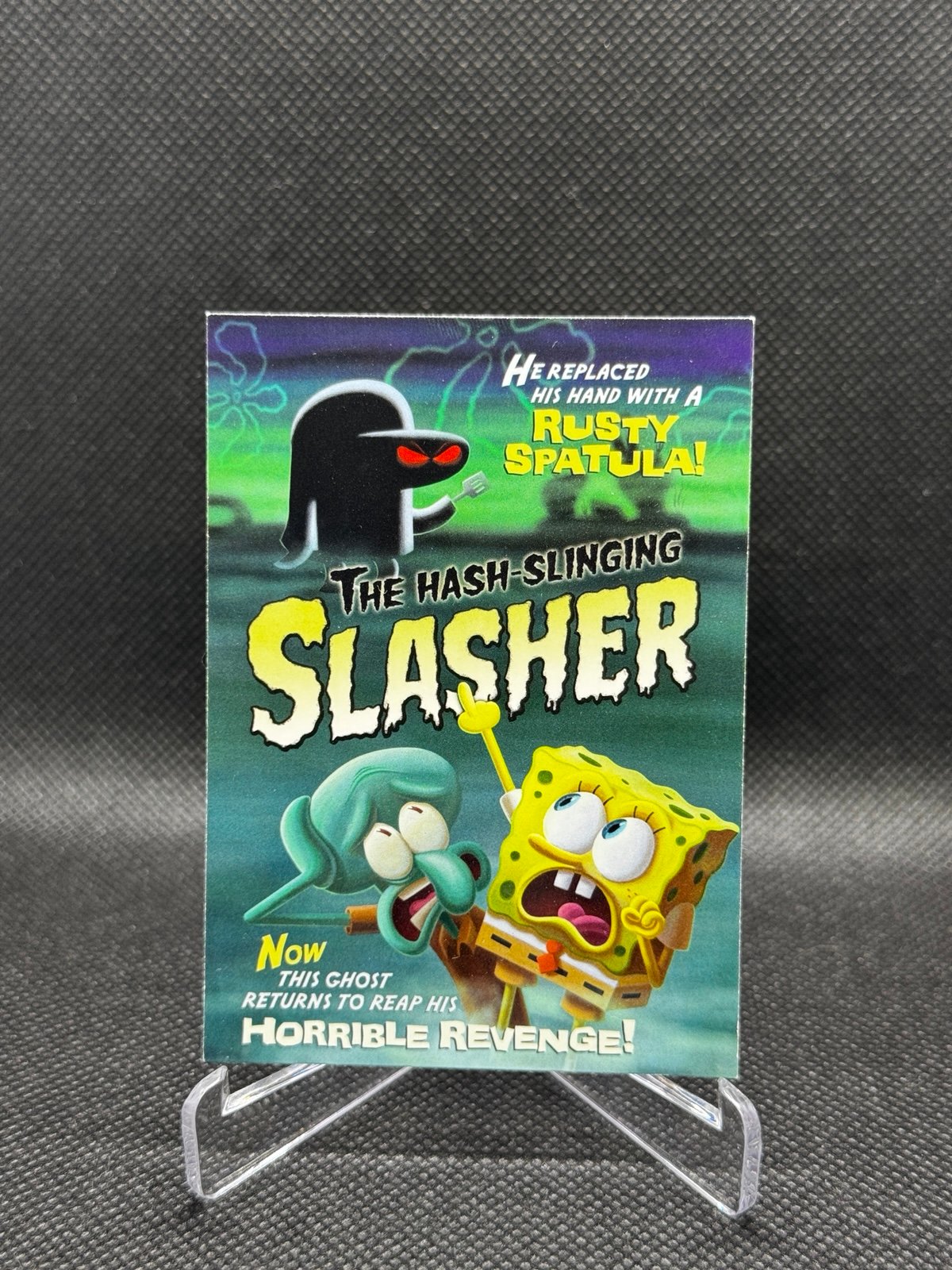 2009 TOPPS SPONGEBOB SQUAREPANTS THE HASH-SLINGING SLASHER #89
