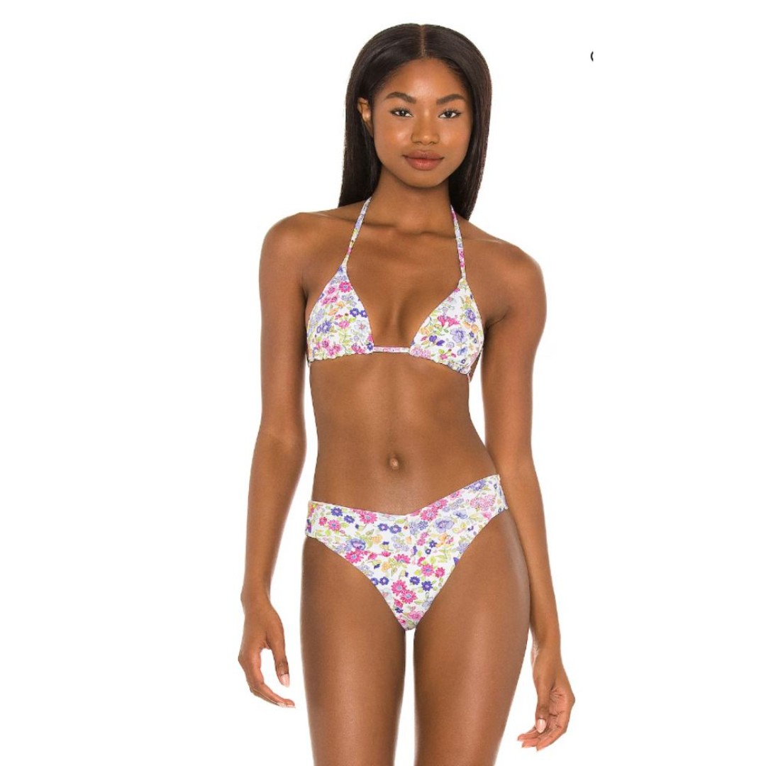 Loveshackfancy X Hurley Sunny Meadow Tri top & Bottom NWT Size Large