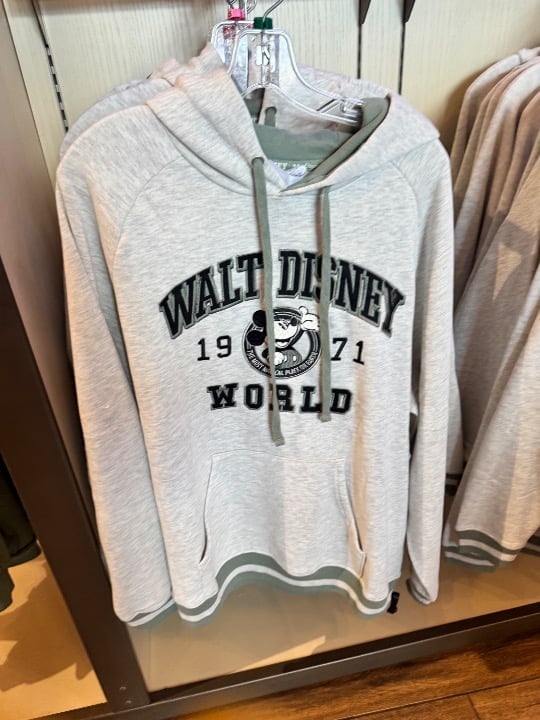 ⭐️S - 3XL⭐️ 2025 Walt Disney World Grey and Green 1971 Mickey Mouse Hoodie