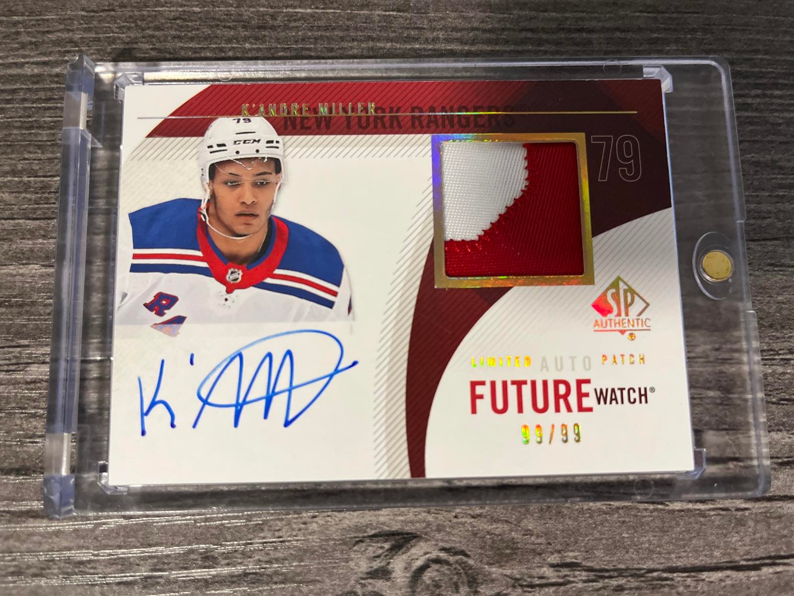 2020-21 SP Authentic Kandre Miller Retro Future Watch Auto Patch 99/99 RFWAP-KM