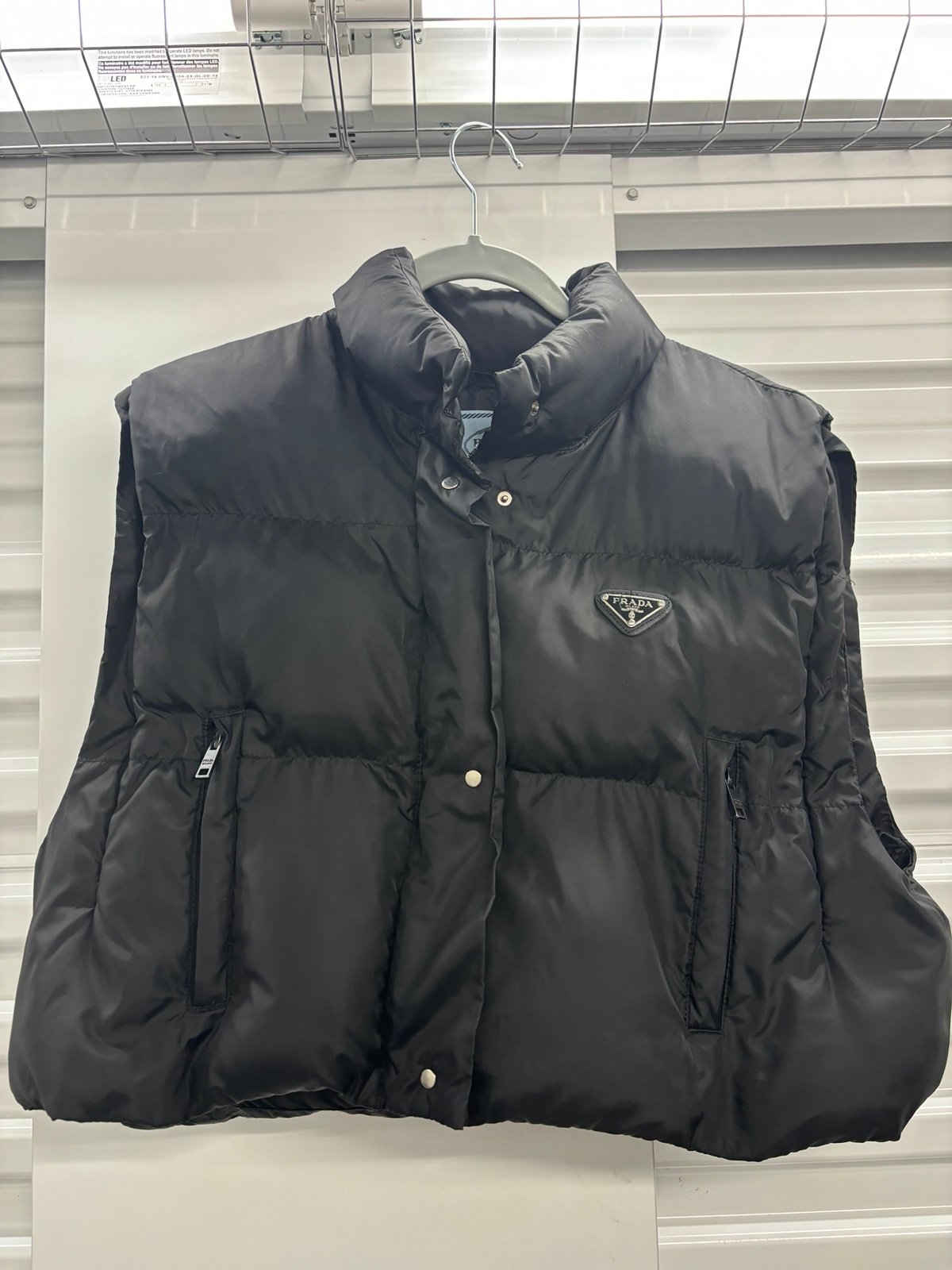 Puffer vest jacket and hat set