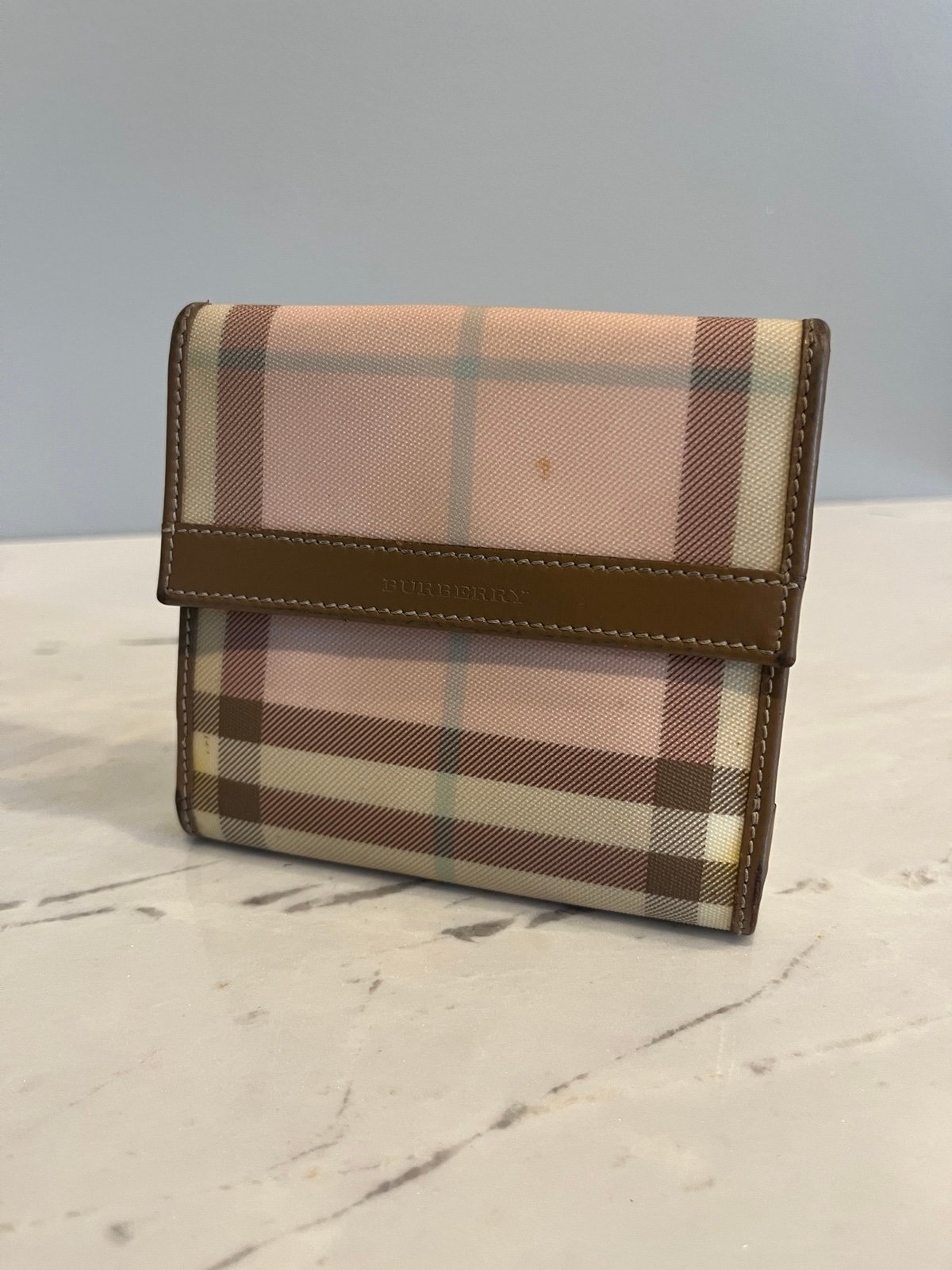 Burberry Nova Check Pastel bifold wallet