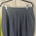 Lululemon Essential High-Rise Trouser Active Pants Front-Pleated Blue Size 10