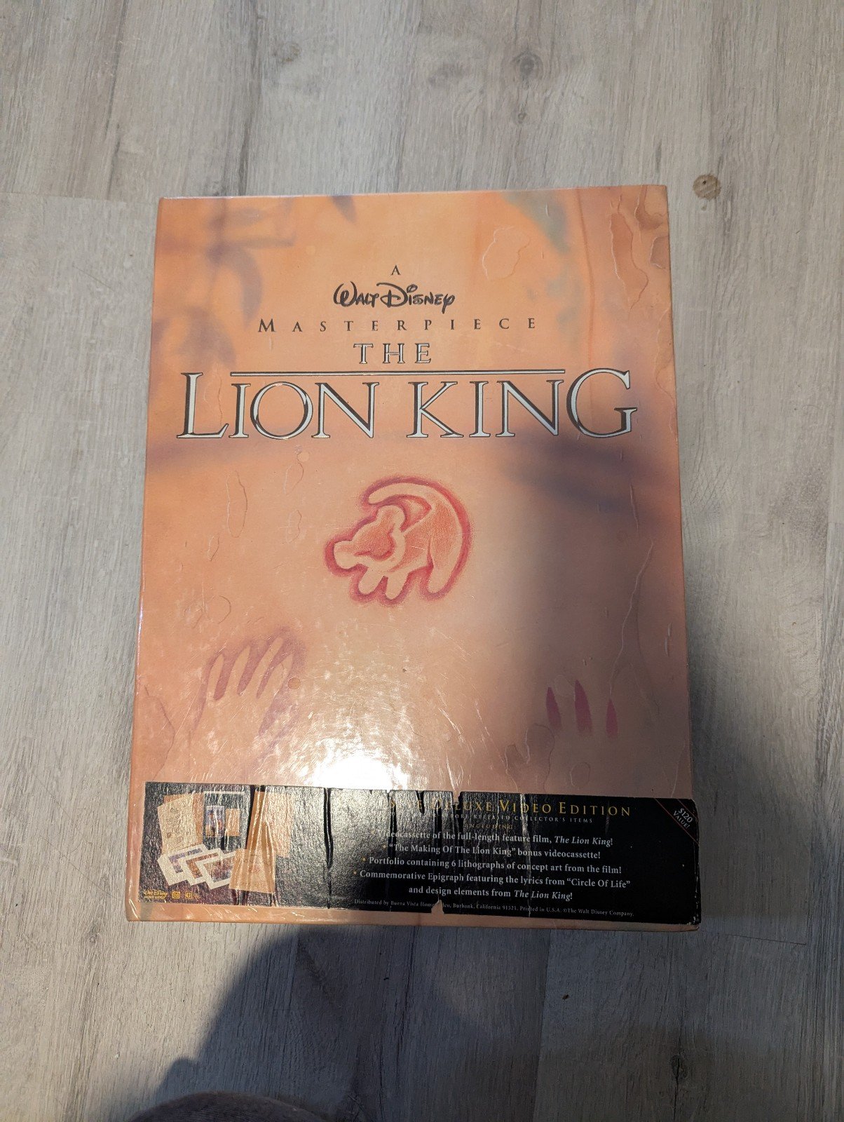 Lion King VCR Movie Box Set Vintage