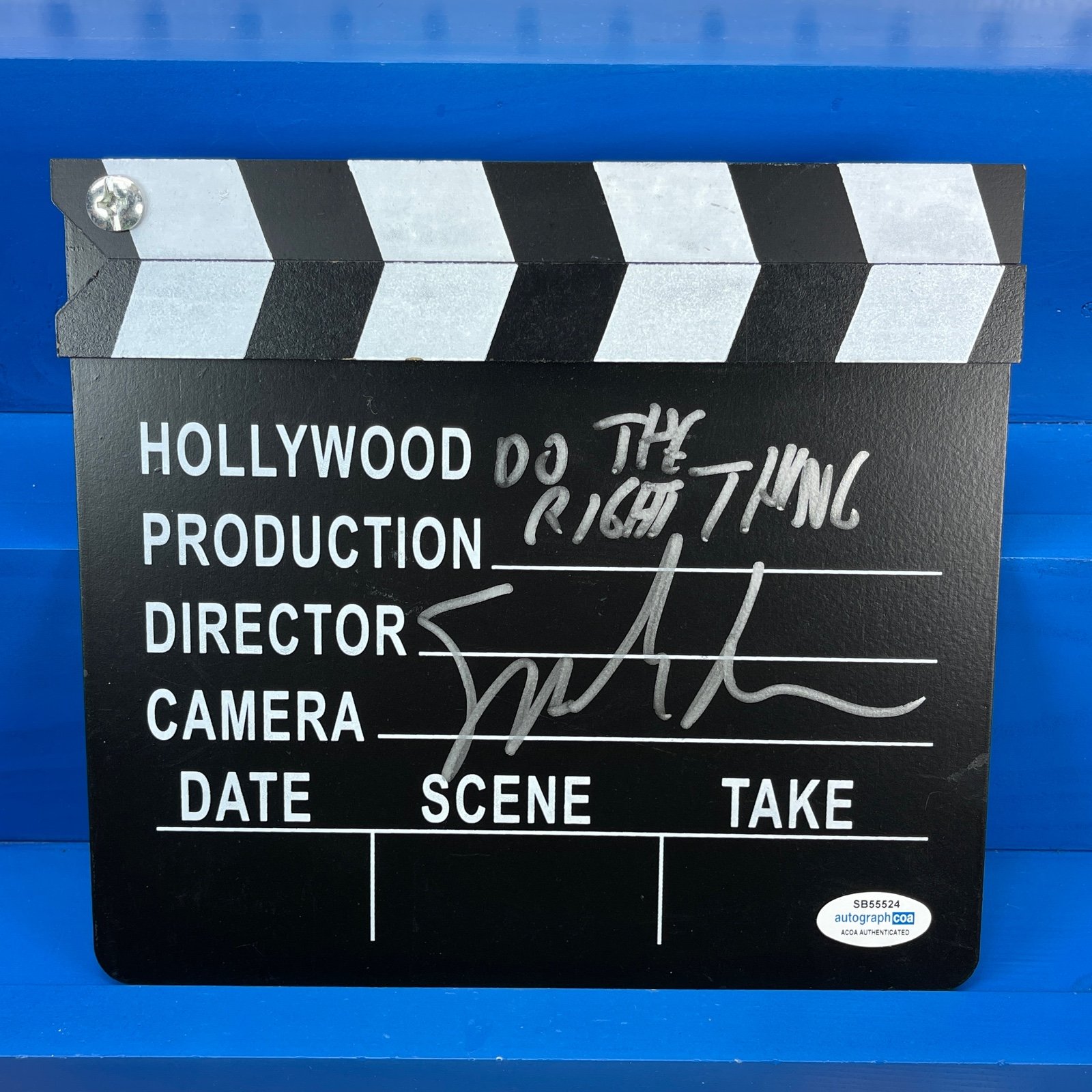 SPIKE LEE Signed Clapperboard AutographCOA Certified Inscribed Movie ACTION!