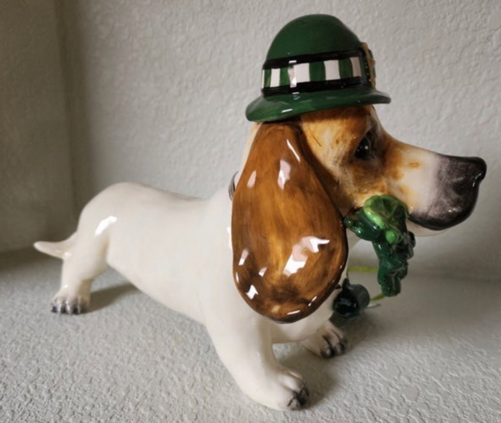 Blue Sky Clayworks St Patrick’s Bassett Hound