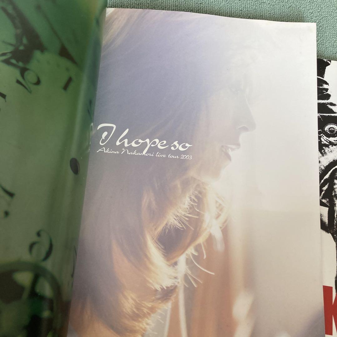 AKINA MUSICA 2002 2003 LIVE TOUR Pamphlet