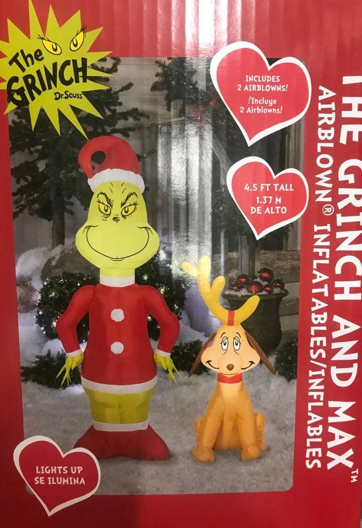 2 Grinch Christmas Inflatables