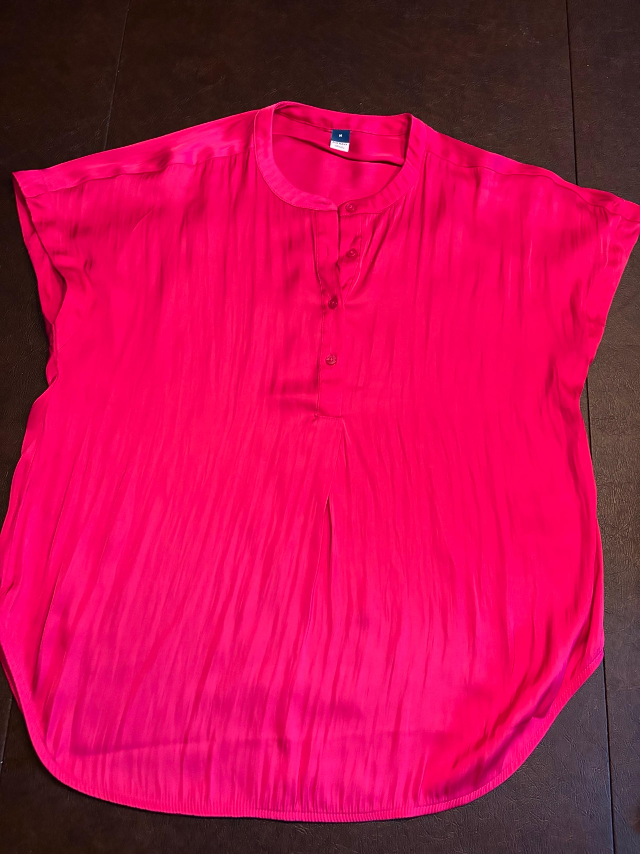 Old Navy Hot Pink Short sleeve blouse