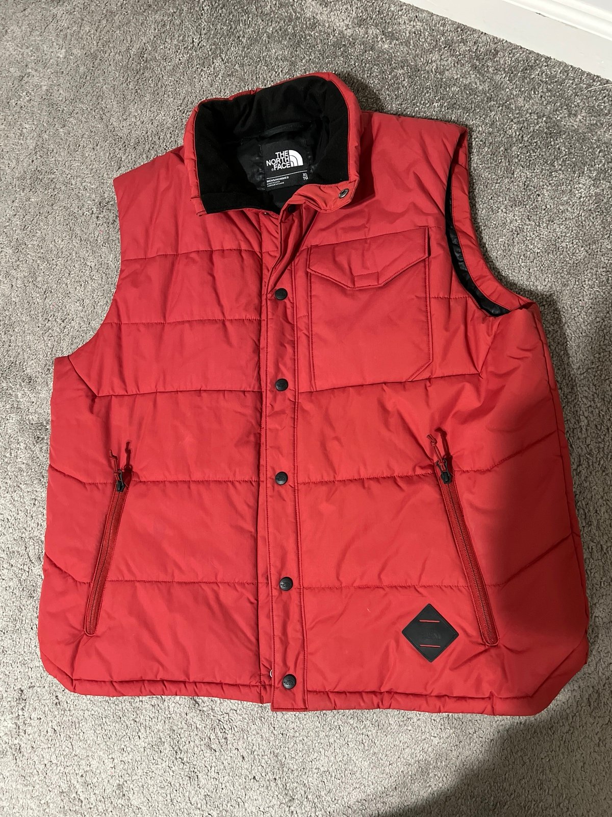 The North Face patricks vest cardinal red