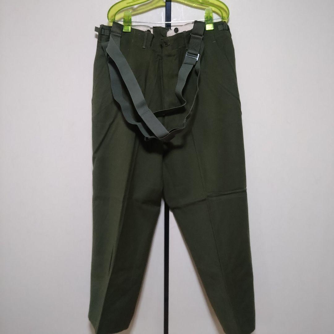 1950s Dead Stock Genuine U.S. Military M51 Wool Pants L-R with Suspenders