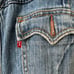 Levi’s denim jacket with rounded hemline