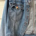 Levi’s denim jacket with rounded hemline