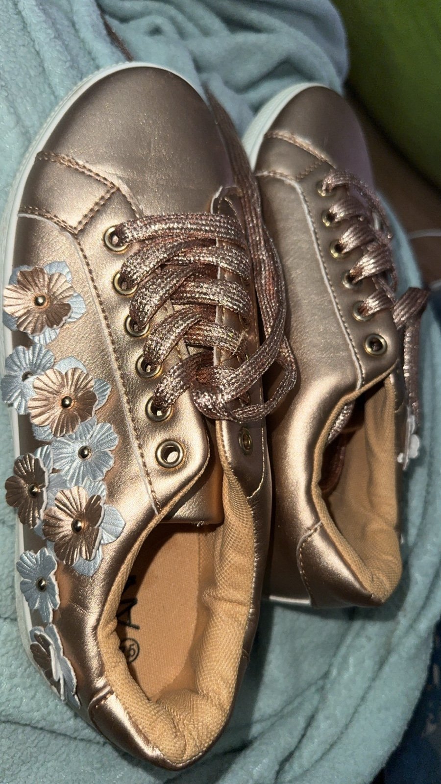 Metallic shoes