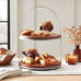 Hearth & Hand Magnolia 2-Tier Wood & Metal Serving Stand Brown/Silver New in Box