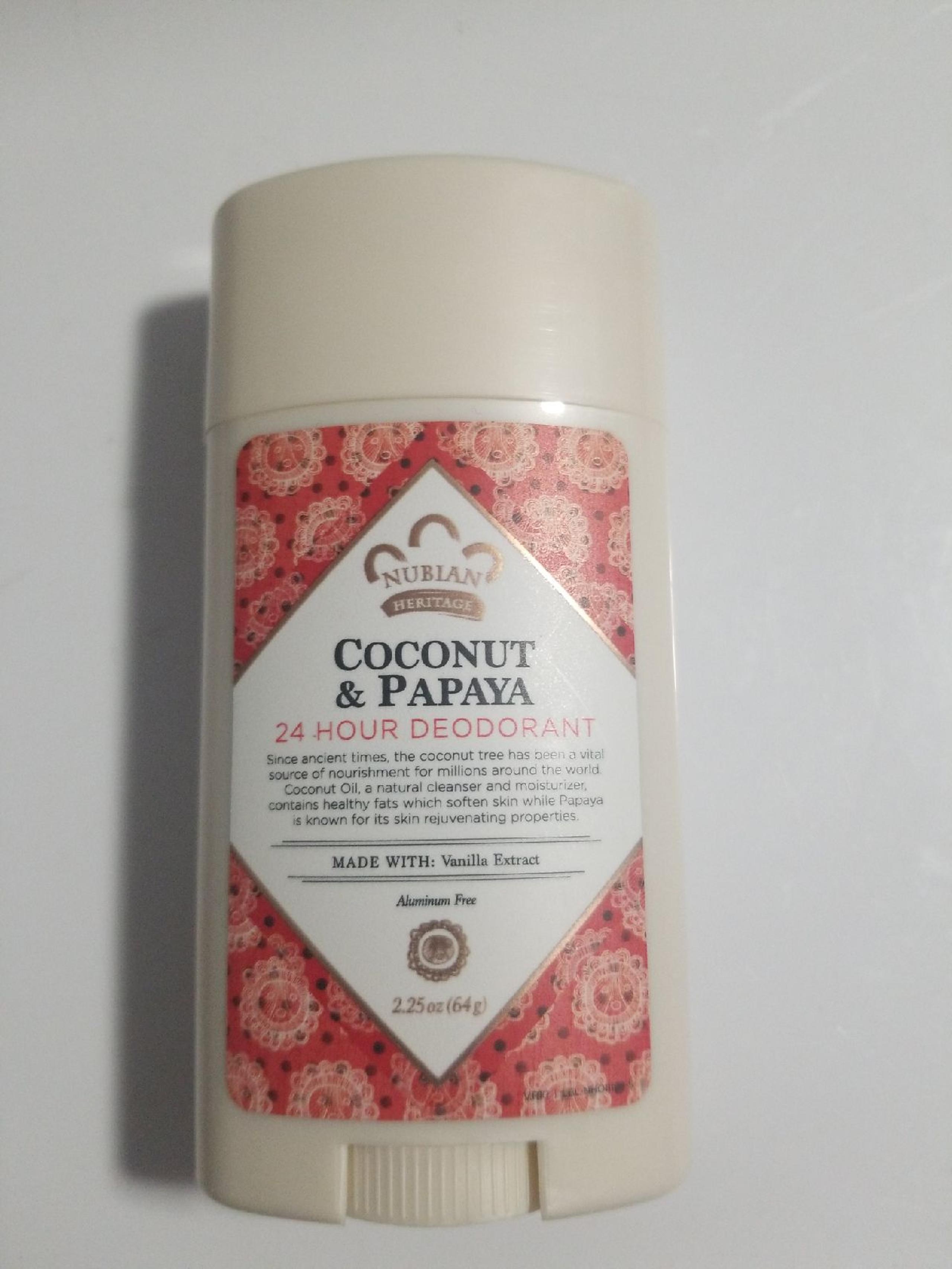 Nubian deodorant