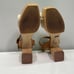 Bernardo Reagan Frayed Canvas & Leather Platform Sandals with Cork Block Heel 9