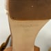 Bernardo Reagan Frayed Canvas & Leather Platform Sandals with Cork Block Heel 9
