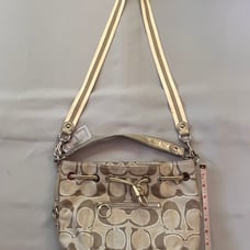 Coach bag charm shoulder bags