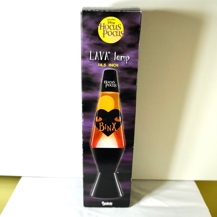 Schylling Disney Lava Lamp Hocus Pocus Cat Binx Halloween Clear White Wax F2610
