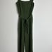 Linenfox Jumpsuit in Forest Green Size XS