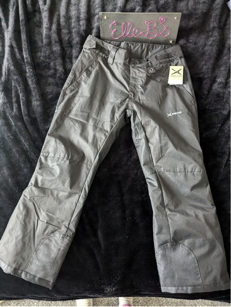 NWT Arctix Black Insulated Snowpants L 12-14