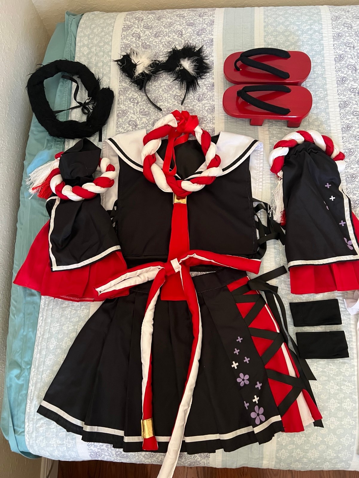 Ookami Mio Outfit + Idol Outfit Cosplay 2 Set
