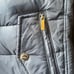 Long puffer trim hooded with a perfume
