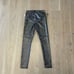 7 For All Mankind Faux Leather Leggings Womens Small Snakeskin High Rise