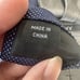DKNY Men's Neck Ties Lot Of 4 100% Silk Red Stripes Gray Blue