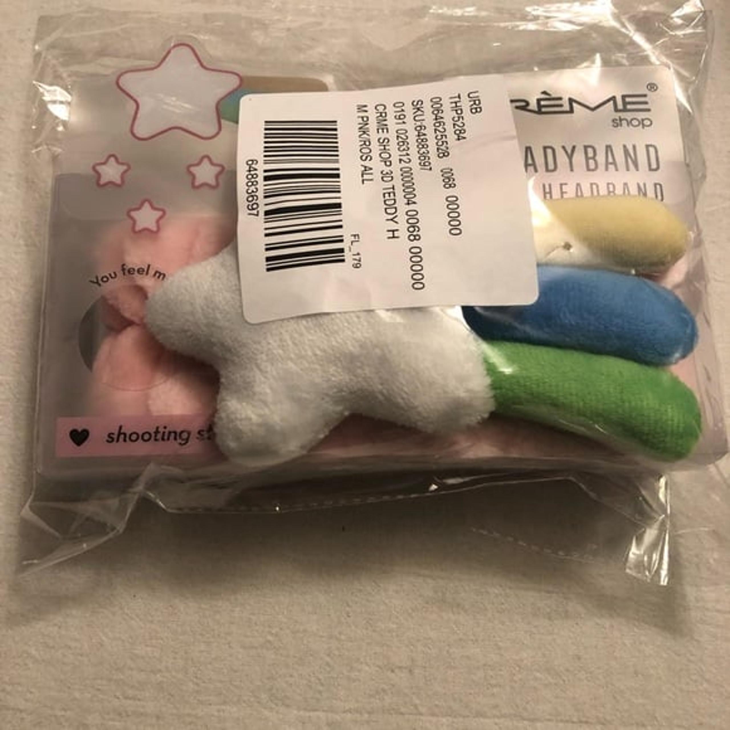 New 3D Teddy headband from urban outfitters star pattern