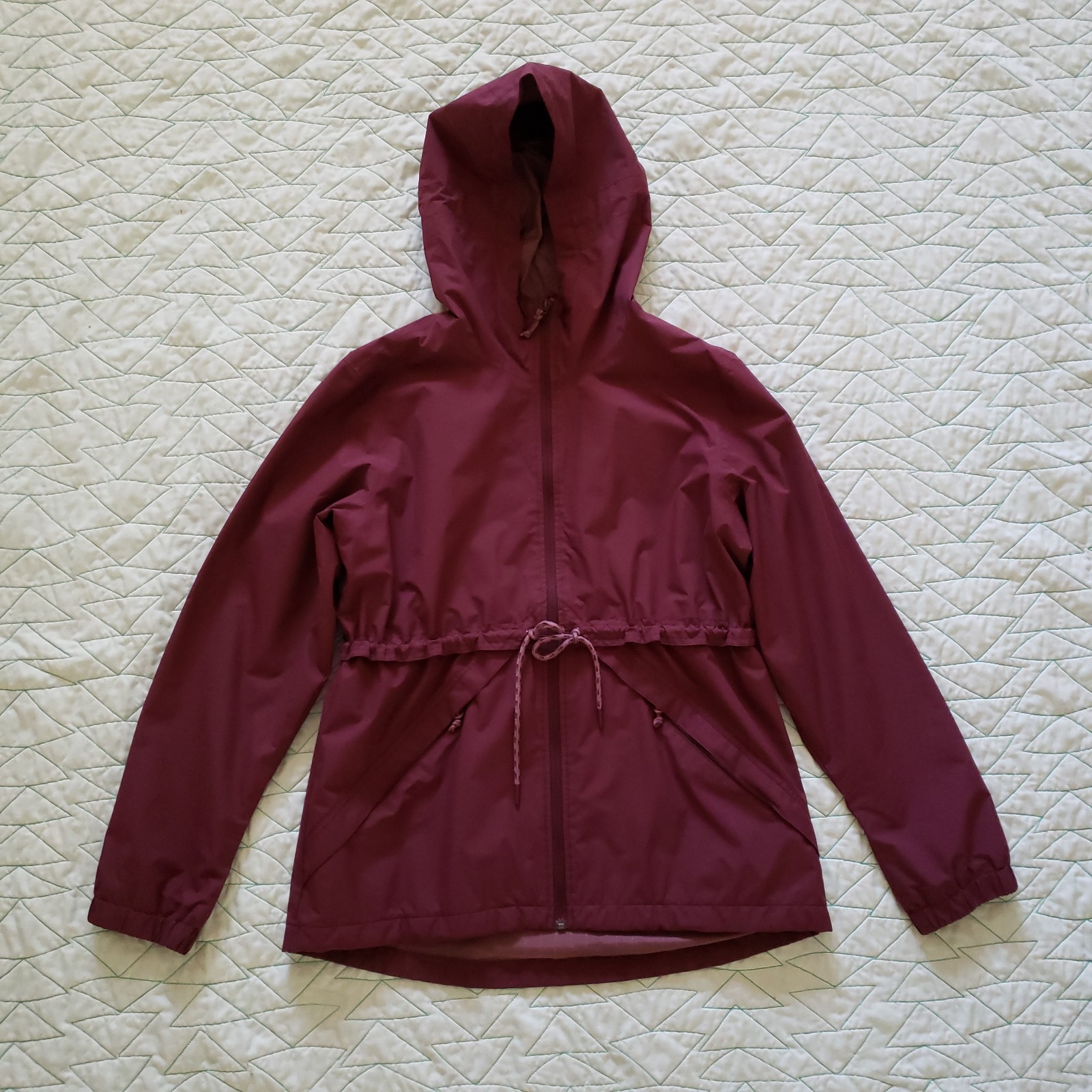 Burton Port Royal Purple Dryride Narraway Hooded Rain Coat Jacket