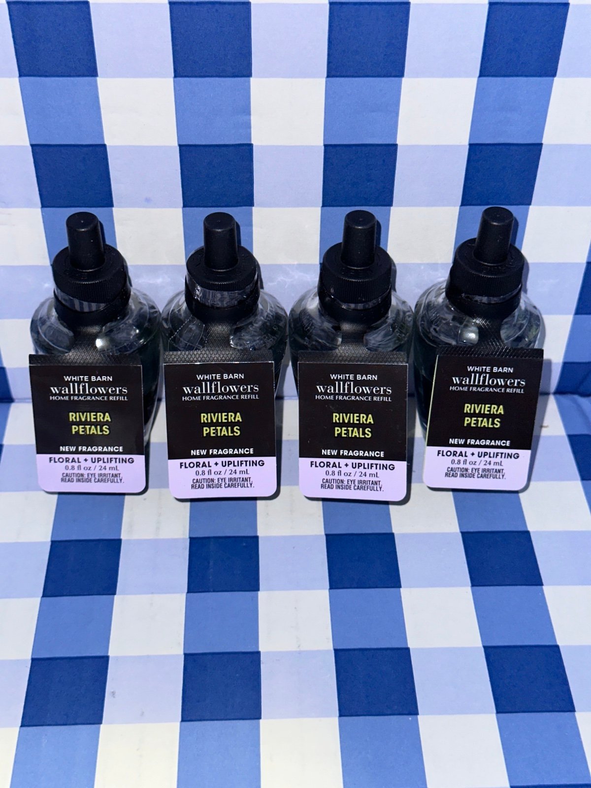 Bath & Body Works RIVIERA PETALS Wallflowers Fragrance Refill (x4)