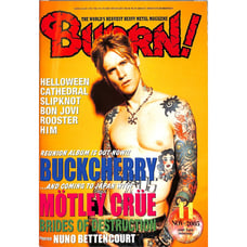 Burrn! Magazine Issue #11 November 2005 Josh Todd Cover Heavy Metal Japan