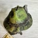 Vintage Wood N Max 1977 Candle Bearded Old Man Green Hat Smoking Pipe 6.5” Waxed