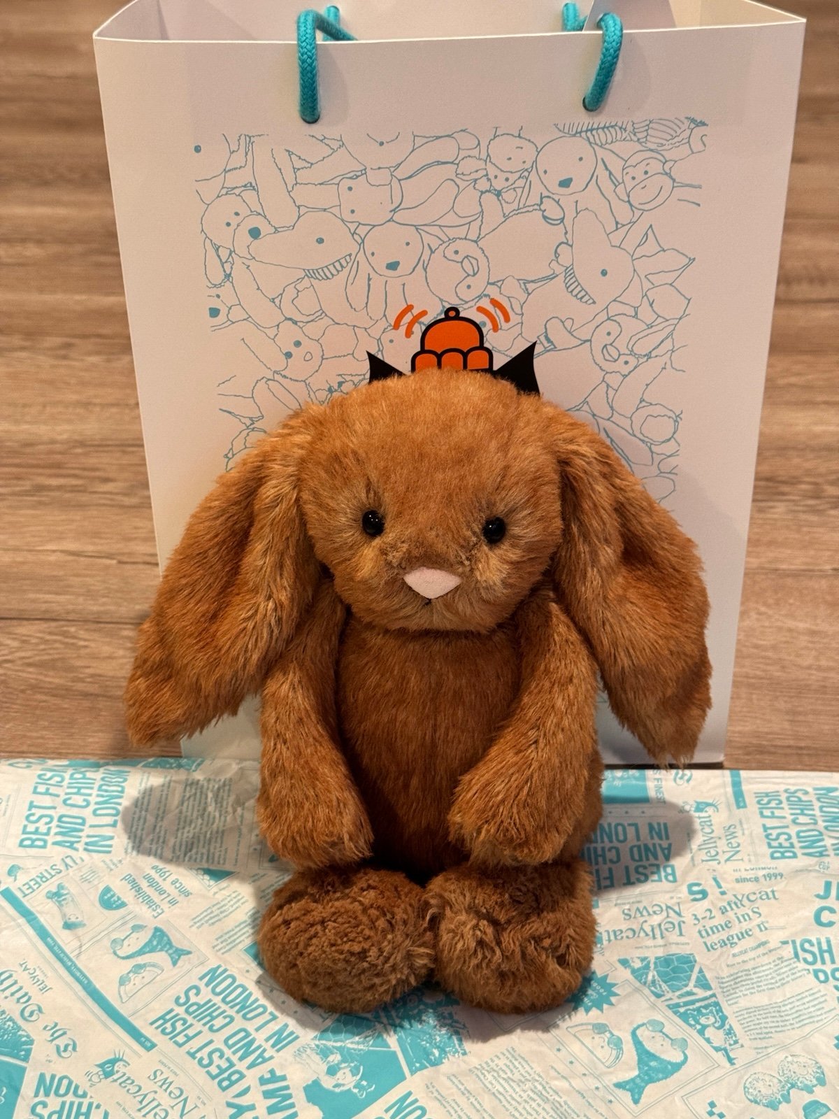 Jellycat Maple Bunny Sweet Face Cute HTF 12” Fast Shipping