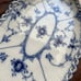 Super RARE find! Vintage Royal Copenhagen Blue Fluted Full Lace Oval dish plate