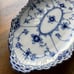 Super RARE find! Vintage Royal Copenhagen Blue Fluted Full Lace Oval dish plate