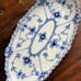 Super RARE find! Vintage Royal Copenhagen Blue Fluted Full Lace Oval dish plate